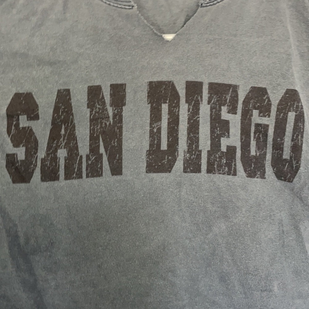 Grey San Diego Crop Top - Picture 2 of 3